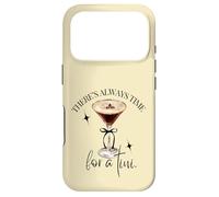 Carcasa para iPhone 17 Pro Siempre Hay Tiempo para un Tini Espresso Martini Time Vintage
