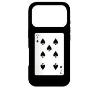 Carcasa para iPhone 17 Pro Siete de Espadas Jugando a Las Cartas