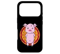 Carcasa para iPhone 17 Pro Signo de Estrella Chino de Cerdo (Rama de la Tierr