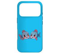 Carcasa para iPhone 17 Pro Signo del Zodiaco de Piscis - Peces cómicos Lindos