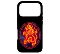 Carcasa para iPhone 17 Pro Signo del Zodiaco Leo - Galaxia León de Fuego Cósmico