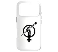 Carcasa para iPhone 17 Pro Símbolo de Movimiento de Arte Feminista - Puño de empoderamiento de Artista Mujer