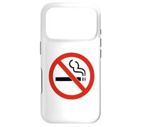 Carcasa para iPhone 17 Pro Símbolo de señal de Advertencia de no Fumar, Motivacional