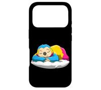 Carcasa para iPhone 17 Pro Simpático Perezoso Pansexual Dormido Estado De Ánimo del