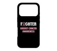 Carcasa para iPhone 17 Pro Simple Woman Fighting Ribbon Fighter Breast Cancer Awarenes