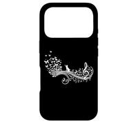 Carcasa para iPhone 17 Pro Sinfonía de Notas Musicales y Mariposas
