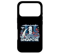 Carcasa para iPhone 17 Pro Singapur Marina Bay Sands Gardens by The Bay Estatua de Merlion