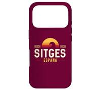Carcasa para iPhone 17 Pro Sitges España | Sitges Costa Brava España Retro Wave Logo