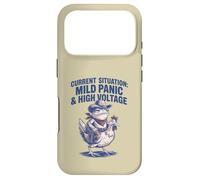 Carcasa para iPhone 17 Pro Situación Actual Pánico Leve Rana de Alto Voltaje