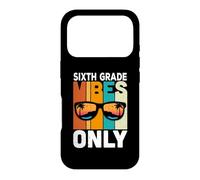 Carcasa para iPhone 17 Pro Sixth 6th Grade Students Vibes Only Back To School