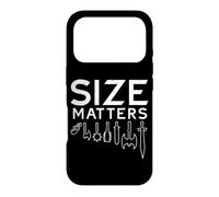Carcasa para iPhone 17 Pro Size Matters Weapon Knight Medieval Jousting REN Faire Divertido