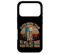 Carcasa para iPhone 17 Pro Sloth Hiking Team We Will Get There When We Get There Shirt