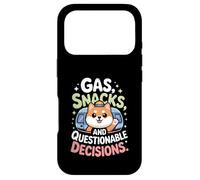 Carcasa para iPhone 17 Pro Snacks De Gas Y Decisiones Cuestionables Shiba Camper