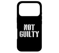 Carcasa para iPhone 17 Pro #snirt Not Guilty Camiseta inocente con Capucha, diseño inocente