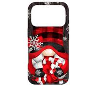 Carcasa para iPhone 17 Pro Snowflake Xmas Decor For Girls Buffalo Plaid Christmas GNOME