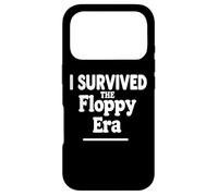 Carcasa para iPhone 17 Pro Sobreviví a la era Floppy Retro Computer Joke