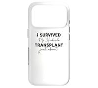Carcasa para iPhone 17 Pro Sobreviví al trasplante de mi Esposo