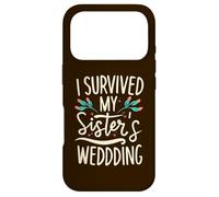 Carcasa para iPhone 17 Pro Sobreviví la celebración del Matrimonio Nupcial de la Boda de mi Hermana