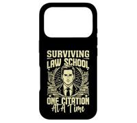 Carcasa para iPhone 17 Pro Sobreviviente de la Facultad de Derecho una Cita a la Vez Estudiante de Derecho
