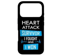 Carcasa para iPhone 17 Pro Sobreviviente de un Ataque cardíaco luché y gané Conciencia de recuperación