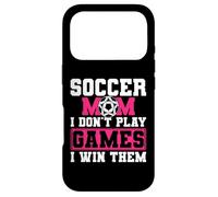 Carcasa para iPhone 17 Pro Soccer Mom I Don't Play Games I Win Them