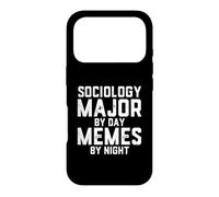 Carcasa para iPhone 17 Pro Sociología Mayor De Día Memes por Noche Sociología Meme De Estudiante
