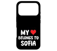 Carcasa para iPhone 17 Pro Sofía - Mi corazón Pertenece a Sofía - Amor