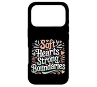 Carcasa para iPhone 17 Pro Soft Hearts Strong Boundaries Fuerza de la emoción |-