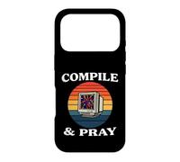 Carcasa para iPhone 17 Pro Software Developer Compile & Pray Retro Coder
