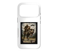 Carcasa para iPhone 17 Pro Solo Otro día Normal | Retro Bigfoot Capibara T-Rex