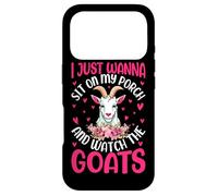 Carcasa para iPhone 17 Pro Solo Quiero Sentarme En Mi Porche Y Ver Las Cabras