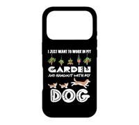 Carcasa para iPhone 17 Pro Solo Quiero Trabajar en mi jardín y Pasar el rato con mi Perro