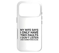 Carcasa para iPhone 17 Pro Solo Tengo Dos fallas (Declaración Divertida de Marido y Esposa)