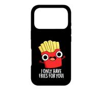 Carcasa para iPhone 17 Pro Solo Tengo Papas Fritas para ti Juego de Palabras Divertido