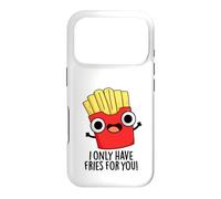 Carcasa para iPhone 17 Pro Solo Tengo Papas Fritas para ti Juego de Palabras Divertido