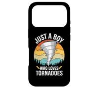 Carcasa para iPhone 17 Pro Solo un niño Que ama los tornados Niños Niños Tormenta de Huracanes