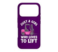 Carcasa para iPhone 17 Pro Solo una Chica a la Que le Encanta Levantar una operadora de montacargas