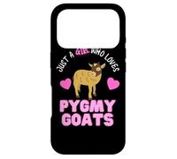 Carcasa para iPhone 17 Pro Solo una Chica Que ama pigmeos Cabras Lindas Chicas pigmeas Cabra