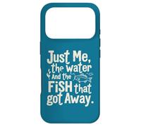 Carcasa para iPhone 17 Pro Solo yo, el Agua y el pez Que se escapó: Divertida Pesca