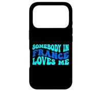 Carcasa para iPhone 17 Pro Somebody in France Loves Me Modern Boho Vibe