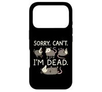 Carcasa para iPhone 17 Pro Sorry Can't I'm Dead