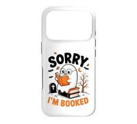 Carcasa para iPhone 17 Pro Sorry I Am Booked Reading Nerd for Bookworms Regalo Hombres Mujeres