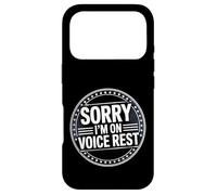 Carcasa para iPhone 17 Pro Sorry I'm On Voice Rest Vocal Choir Singer Rest |-