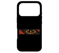 Carcasa para iPhone 17 Pro SOULANN Emblema de Bandera Power Soul Black American Heritage Art
