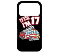 Carcasa para iPhone 17 Pro Sound The Alarm I'm 17 Fire Engine Firefighter 17th Birthday