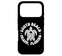 Carcasa para iPhone 17 Pro South Beach Miami Florida Surf Tortuga Marina Playa Surfista