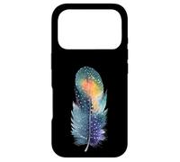 Carcasa para iPhone 17 Pro Southwest Native American Indian Paint Art Pluma Colorida