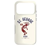 Carcasa para iPhone 17 Pro Souvenir de San Jorge Utah Bailando Kokopelli, diseño Envejecido