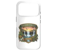 Carcasa para iPhone 17 Pro Souvenir del Sendero de Las Diez Cataratas del Parque Estatal Silver Falls de Oregón