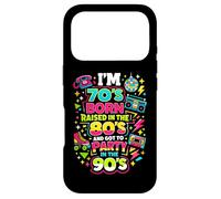 Carcasa para iPhone 17 Pro Soy 70 nací Criado en los 80 y FUI de Fiesta en los 90